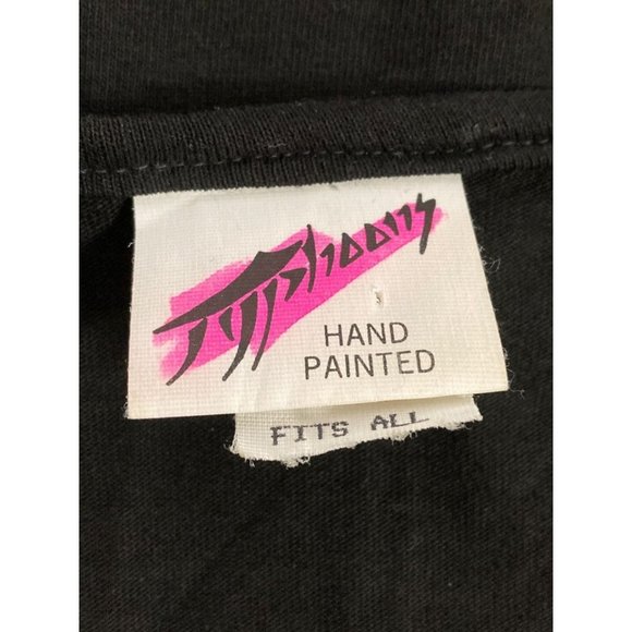 Vintage One Size Fits All Typhoons by Melissa Hand Painted Puffy Paint Tropical - Picture 3 of 5